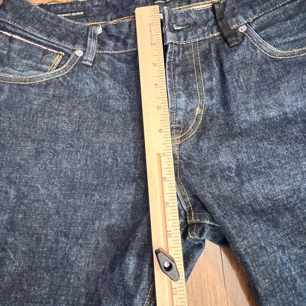 Scotch Soda Amsterdam Blauw Lot 22 Selvedge Dark Slim Fit Denim Jeans Mens 32x32 - Picture 16 of 16